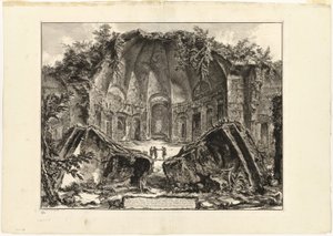 Overblijfselen van de tempel van de god Canopus in Hadrianus