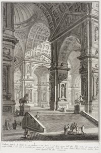 Beeldengalerij door Giovanni Battista Piranesi