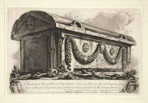 Graf van Maria, vrouw van keizer Honorius door Giovanni Battista Piranesi