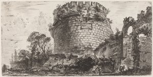 Graf van Metella genaamd Capo di Bove door Giovanni Battista Piranesi
