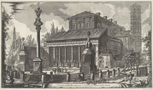 Sint-Laurens buiten de Muren te Rome door Giovanni Battista Piranesi