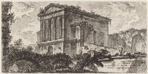 Tempel van Clitumno tussen Foligno en Spoleto