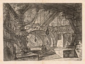 De Gevangenissen: Een Brede Hal met Lantaarns, 1745-1750