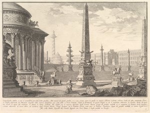 Het oude Capitool beklommen door ongeveer honderd treden . . . Campidoglio ant..., ca. 1750