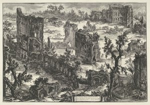 Thermen van Trajanus te Rome door Giovanni Battista Piranesi