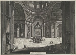 Transept van de Sint-Pietersbasiliek te Vaticaanstad