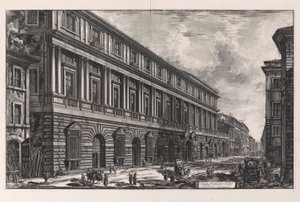 Veduta del Palazzo Stopani. Architettura di Rafaele d
