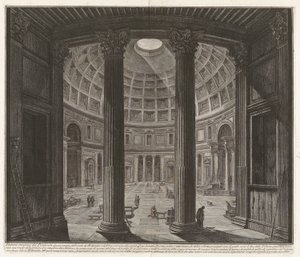 Interieurzicht van het Pantheon