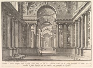 Voorhal van een antieke tempel... (Vestibolo d