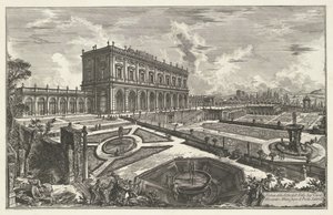 Villa Albani te Rome door Giovanni Battista Piranesi