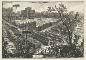 Villa Doria Pamphili te Rome door Giovanni Battista Piranesi