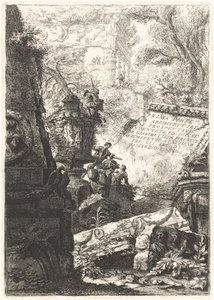 Prima Parte; Grotteschi; Carceri; Alcuna Vedute...; Trofei di Ottaviano Augusto door Giovanni Battista Piranesi and Francesco Piranesi