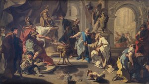 Hannibal zweert eeuwige vijandschap aan de Romeinen, c.1723 door Giovanni Battista Pittoni