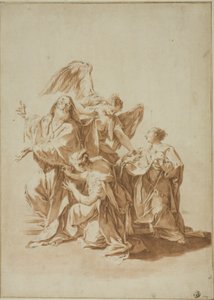 Epitaaf van Charles Sackville door Giovanni Battista Pittoni the Younger
