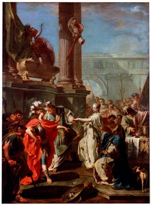 Het offer van Polyxena door Giovanni Battista Pittoni the Younger