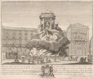 De Prima Macchina voor de Chinea van 1732: De Raad van de Goden