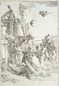 Aanbidding van de Wijzen door Giovanni Battista Tiepolo