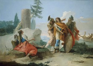 Armida verlaten door Rinaldo, 1742-45 door Giovanni Battista Tiepolo