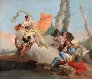 Armida ontmoet de slapende Rinaldo