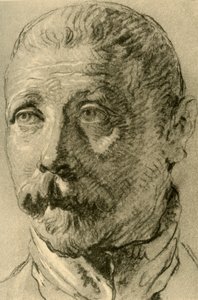 Hoofd van een bebaarde man door Giovanni Battista Tiepolo