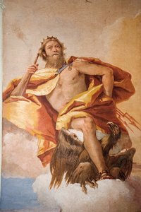 Jupiter de Donderaar met Adelaar, uit de Kamer van Olympische Goden in de Foresteria