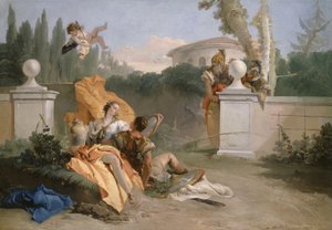 Rinaldo en Armida in haar tuin, 1742-45