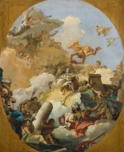 De apotheose van de Spaanse monarchie door Giovanni Battista Tiepolo