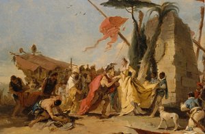 De Ontmoeting van Antony en Cleopatra