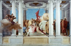 Het offer van Iphigeneia door Giovanni Battista Tiepolo
