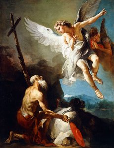 Het visioen van Sint Hiëronymus, c.1720-22 door Giovanni Battista Tiepolo