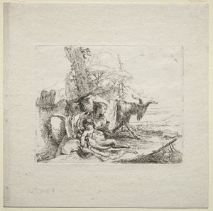 Verschillende Caprices: De vrouw met de tamboerijn, 1785