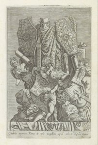 Trofee van wapens en sculpturen door Giovanni Battista de