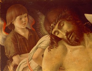 Pietà of Dode Christus ondersteund door Engelen (detail)