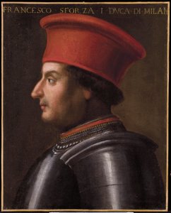 Portret van Francesco Sforza door Giovanni Bellini