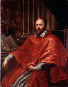Portret van de Italiaanse kardinaal Ottaviano Raggi