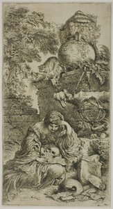 Melancholie door Giovanni Benedetto Castiglione