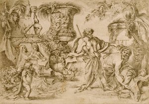 Temporalis Aeternitas door Giovanni Benedetto Castiglione