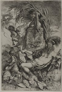 Het Genie van Castiglione door Giovanni Benedetto Castiglione