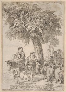 De Heilige Familie op hun vlucht naar Egypte, ca. 1647
