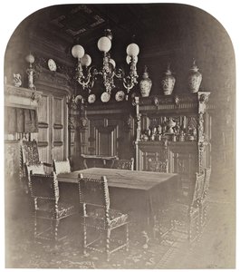 Het Huis van Ivan Paskevich aan de Engelse Oever in Petersburg. De eetkamer, 1860s