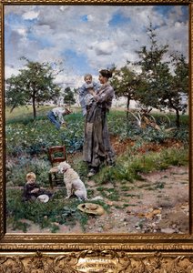 Op het platteland (De Lente) door Giovanni Boldini