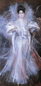 Italië, Ferrara, Vuurwerk door Giovanni Boldini