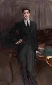 Portret van graaf Sergey Platonovich Zubov 1881-1964, 1913 door Giovanni Boldini