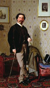 Portret van Cristiano Banti (1824-1904)