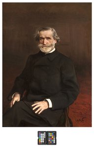 Portret van Giuseppe Verdi, 1886