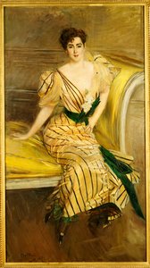 Portret van Madame Josephina Alvear de Errazuriz, 1892 door Giovanni Boldini