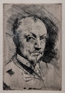 Zelfportret, c.1890 door Giovanni Boldini