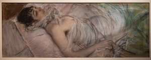 De Gravin van Rasty Liggend door Giovanni Boldini
