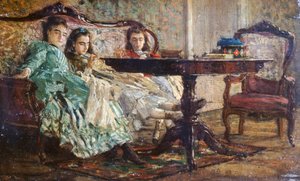 De Laskaraki Zusters door Giovanni Boldini door Giovanni Boldini