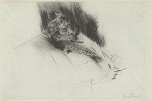 Whistler Slaapt door Giovanni Boldini